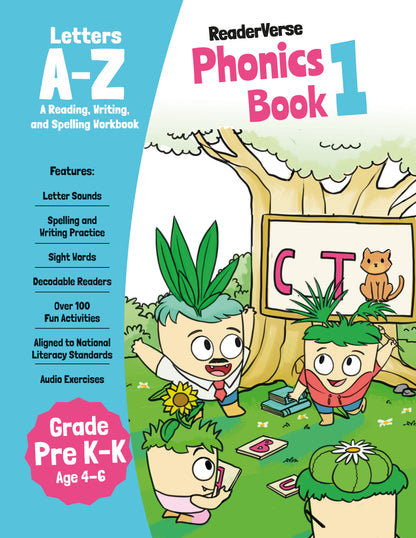 ReaderVerse Phonics 1: Letters A-Z